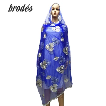 Nové Arican Ženy Scarfs, Afriky moslimských výšivky ženy šatku ,multifunkčný šál šály wrpas,veľké tylu šatku