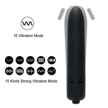 10 Rýchlosť Mini Bullet Vibrátor Ženy Klitorisu G-bod Stimulátor Dildo Av Stick Sexuálne Hračky Pre Ženy Ženských pohlavných Produktov,