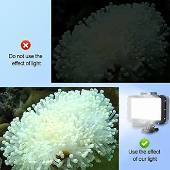 Pre gopro svetlo 84 LED High Power Stmievateľné Nepremokavé Video Svetlo Underwater Dive Svetlá pre gopro Canon Nikon zrkadlovky Sony