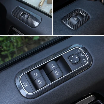 Skutočné Uhlíkové Dvere Auta Okno Gears Panel Nárazníka Zase Signál Rám Pre Mercedes Benz G Triedy W463a 2019-2020 Dekorácie Accessorie