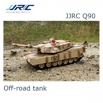 JJRC Q90 plne Funkčné Kúsok Lezenie Sklon 45° 1/30 Diaľkové Ovládanie Vojenský Bojový Tank pre Chlapcov RC Modely, Hračky Vozidla Dary