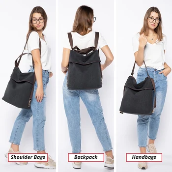 LOVEVOOK plátno batoh cestovná taška pre ženy 2020 žena taška cez rameno bežné školské tašky dámy ruky tašku veľkou kapacitou