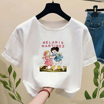 Ry Dieťa T-shirt Ženy Melanie Martinez Print T Shirt Harajuku Tumblr Letné Krátke Sleeve T Shirs Bežné kórejský Topy