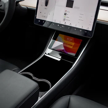 Držiak do vozidla Pevný Mobilný Telefón, Tablet Držiak pre iPad Mini4/5 Base stredovej Konzoly Auta Skladovanie Tesla Model 3 Y