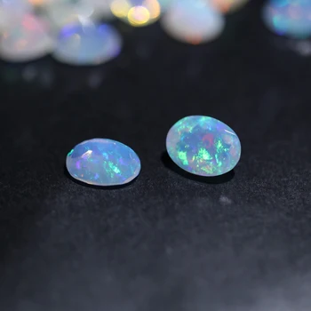 Prírodné Etiópskej farebné rez opál ovál 7*9 mm, o 1.35 ct najvyššej kvality prírodných drahých voľné kamene, DIY šperky