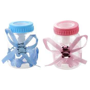 50pcs/veľa Baby Bottle Candy Box Strana navrhne Detská Fľaša na Kŕmenie Svadobné Zdvorilosti a Dary Box Baby Sprcha Krst Dekorácie (
