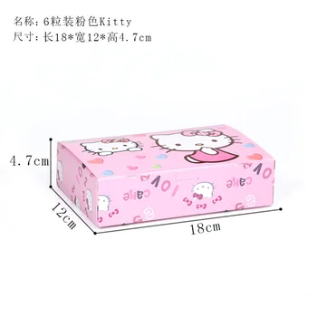 50 X Rez Ružový Dizajn Mačka Podržte 4/6/8pcs Mooncake Darčeka Muffin Cake Box Svadby, Narodeniny, Party Darčekové Krabice