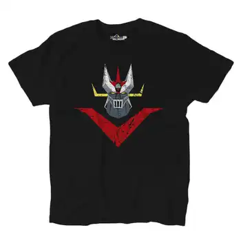 T-shirt Veľkú Hlavu Robota Mazinger Mecha Chogokin Mazinger Rokov 80 S Black