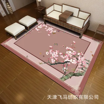 Moderný minimalistický nový Čínsky štýl, obývacia izba koberec, spálne, konferenčný stolík mat prestupu kobercov a koberčekov pre deti izieb