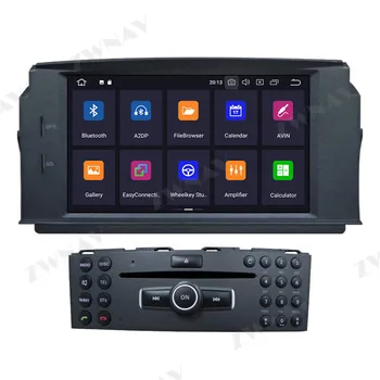 2 din Pre MERCEDES BENZ C Trieda C180/C200/C230 W204 Android 10 prehrávač video audio Rádio GPS IPS navigáciu základnú jednotku auto stereo