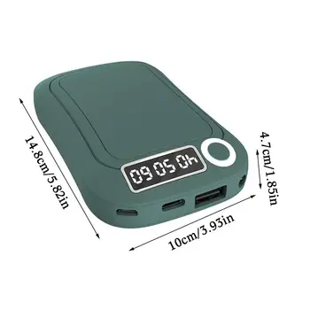 10000mAh 5V/2A USB Nabíjateľné Elektrické Ručné Teplejšie Power Bank Elegantné Prenosné Handwarmer Pre Dary A Outdoorové Športy