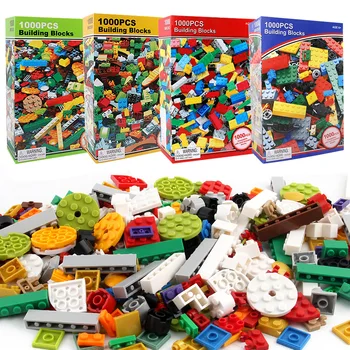 DIY Tvorivé Tehly Mesta Stavebné Bloky pre Väčšinu Sady Priateľov Klasických Brinquedos Auta Tvorca Techniku, Vzdelávacie Hračky pre Deti,
