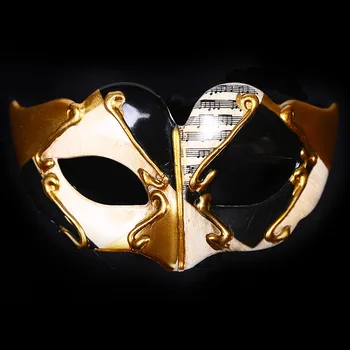 GNHYLL NOVÉ Zlaté Maškaráda Maska Mardi Gras Poznámka Maska pre Ženy Benátske Masky Polovicu Tváre Benátky Loptu Masky na Halloween Vianoce