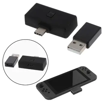 Bezdrôtový Bluetooth Headset Prijímať Adaptér Pre Nintendo Prepínač NS PS4 Vysielač Vysielač Headset Typ-C Prijímač