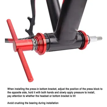 2 Farby Požičovňa Headset Inštaláciu, Odpojenie Nástrojov Bicykli Stredová Pohár Stlačte Fit Nainštalovať Nástroj