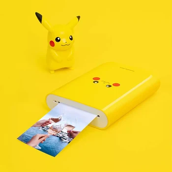 Xiao AR Foto Tlačiareň spoločné Pikachu 300dpi Prenosný Mini Pocket 500mAh Vrecku Obrázok S Papiera pre Tlač Mi co-brandovú