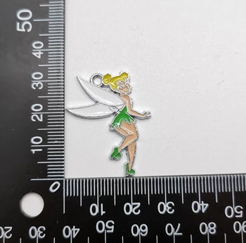 Nový 10 Ks Cartoon Tinker Bell Kovové Prívesky DIY Šperky Čo Prívesky, Darčeky H-31