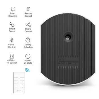 1-30pcs SONOFF D1 RM433 RF Diaľkové Wifi Smart Dimmer Prepínač DIY Domáce Modul Upraviť Svetla Jas pracuje s eWelink APP Alexa