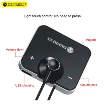 DR11 Bezdrôtový Klip na Headset Business Headset Vibračné Upozornenie Handsfree s ANC Hluku Zrušená DenReel 2020