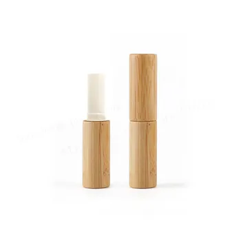 24pcs make-up bambusu dizajn prázdny ret hrubý kontajner rúž trubice kozmetické kontajnerov bambusu lip stick rúry