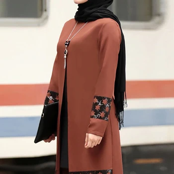 Siskakia 2 Ks Oblečenia Pre Ženy, Nohavice A Top Arabskom Turecko, Dubaj Moslimských Abaya Nastaviť Malajzia Islam Jeseň Oblečenie Na Jeseň 2020