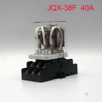 Tri otvorené tri uzavreté WJ175 vysoký prúd JQX-38F vysoký výkon 40A relé HHC71B elektromagnetické 12V tri fázy 24V220V