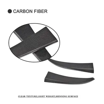 Carbon Fiber Zadný Nárazník Štiepačky Pery Cupwings Winglets pre Mercedes-Benz, C-trieda C180 C200 C250 W205 - 2017