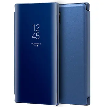 Samsung Galaxy Note 10 Plus Vymazať Zobrazenie Flip Cover Prípade, Modrá