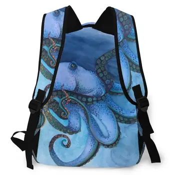 Batoh Ženy Klavír Hudobné Javor Umenie Pivonky Kvety Octopus Akvarel 2020 Cestovný Batoh Školské Tašky Mesiac A Sky