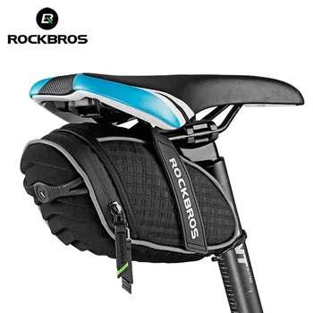 ROCKBROS Rainproof Sedlo taška na Bicykli Zadné Sedlovka Vak, Reflexné Požičovňa Bicyklov Taška Shockproof Cyklistické tašky MTB Bike Príslušenstvo