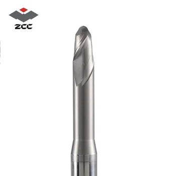1pc ZCC.CT NM-2BP série R0.5-R2.5 volfrámové ocele 2 flauta loptu nos konci mlyn dlhým hrdlom Polomer frézovanie cnc fréza konci mlyny