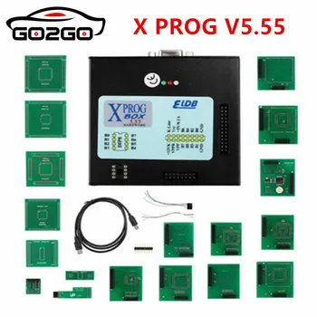 XPROG-M X Prog M Box V5.55 Auto ECU chiptuningu Programátor Xprogm Xprog 5.55 Xprog5.55 lepšie ako Xprog5.50 X-prog 5.0