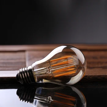 Ganriland Led Žiarovky Stmievateľné Žiarovka E27 Led Zlatý Odtieň A19 Vintage LED Žiarovky 2200K 8W Dekoratívne Prívesok Svetlá pre Obývacia Izba