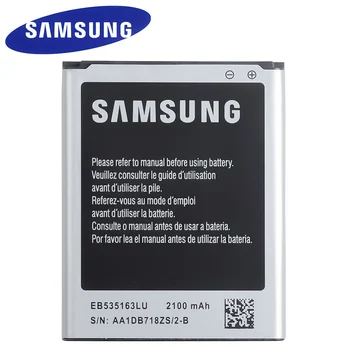 Originálne Náhradné Batérie Samsung Pre I9082 Galaxy Grand DUOS I9080 i9168 i9060 I879 I9118 Neo+ EB535163LU 2100mAh