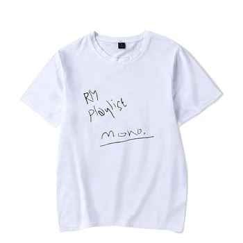 RM Mono Skladieb T-shirts Tlač Letné Módy Hip Hop Muži Ženy T Košele Bežné Tee Tričko Krátky Rukáv O-krku Šport T-shirt Top