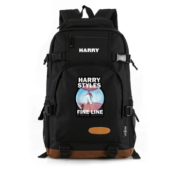 Harry Styles Mochila Ženy muži Laptop Taška študent Školské Tašky Dievčatá Chlapci Cestovné Outdoor Batohy ruskej Zips Bookbag