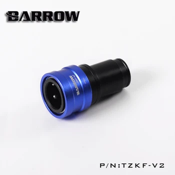 Barrow TZKF-V2 Black Silver vodné chladenie armatúry, tesniaci rýchle spojky samica konektor