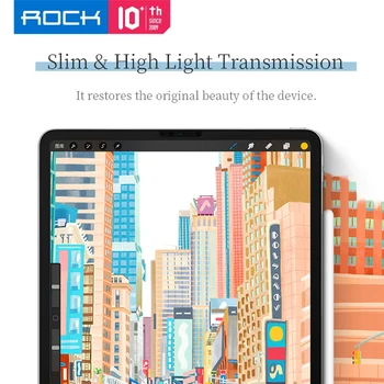 ROCK Papiera-ako Film Matný Screen Protector Pre iPad Pro 2018 2020 11