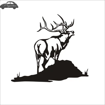 Hunt Buck Odtlačkový Poľovnícky Klub Parohy Nálepky Duté Nálepky Hunter Auto Okno Vinyl Odtlačkový Zábavné Plagát