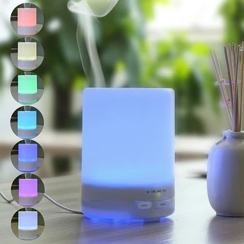 FUNHO 300 ml Zvlhčovač Vzduchu Esenciálny Olej Difúzor Aromaterapia Elektrické Ultrazvukové Hmly Maker 7 LED farba Svetla pre Domáce