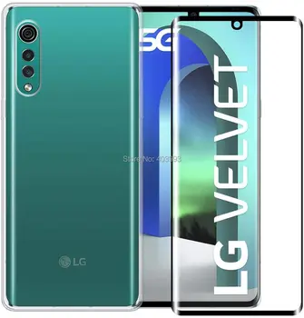 Pre LG Zamat 5G Prípade Pre LG Zamat 5G Luxusné Mäkké TPU Telefón Prípade S Tvrdeného skla Pre LG Zamat 5G