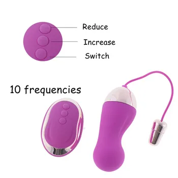 10 Rýchlosť Bezdrôtového Diaľkového Ovládania Upozorňuje Bullet Vibrátor USB Nabíjanie Láska Vajcia, Sexuálne Hračky, Produkty Pre Ženy Spojené Štáty RU