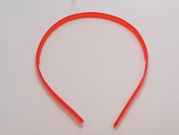 10 Zmiešané Farby Plastové Farebné plastové hlavový most, vlasy kapely, 8 mm S Zubov