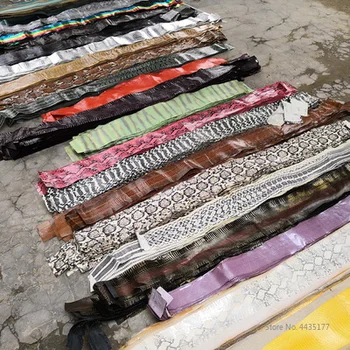DIY 20 farieb, Prírodných Snakeskin Kožené Textílie s remeselné Kožené nástroje Zriedkavé Kožné 80 cm-140 cm
