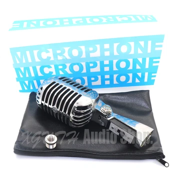 Pro 55SH Klasický Retro Štýl Vokálny Dynamický Mikrofón Karaoke 55 SH Káblový Mikrofón S vypínačom pre DJ Rozhovor Reči Spievať Nahrávanie