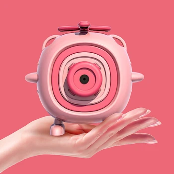2020 Nové Bubliny Zbraň Roztomilý Fotoaparát Tvar Automatické Bublina Stroj Mydlovou Vodou Bublifuk Hudby Vonkajšie Hračky Deti Brinquedos