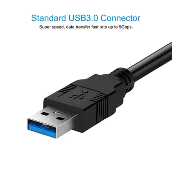 3.0 USB na Externý VGA Grafická Karta Video Converter Adaptér pre Win7/8/10 LN
