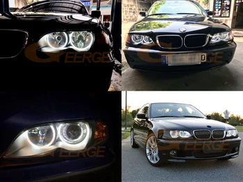 Pre BMW E46 touring Sedan 1998-2005 318i 320i 323i 325i 328i 330i 320d 330d Ultra svetlé CCFL Angel Eyes Halo Krúžkov denného Svetla