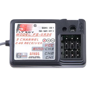 Štandardné FS-GR3E 2,4 Ghz, 3-Kanálový Prijímač Pre Rc Auta, Auto, Loď Dodávky Zahrnuté Mimo Kontroly, Chrániť Vysoká Účinnosť