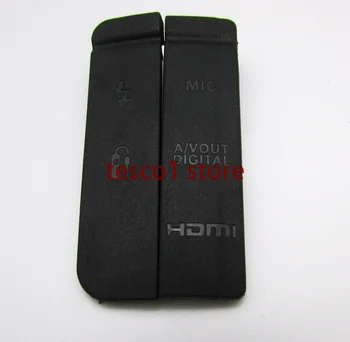 USB Gumový Kryt Mikrofónu Rozhranie Prachu video HDMI AV-OUT Dvere, Veko Spp Pre Canon EOS 7D Fotoaparát Náhradné